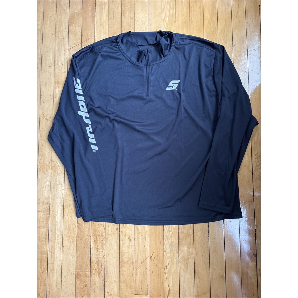 Snap On Tools Pullover Mens 3XL Black Performance 1/4 Zip Workwear Cars Mechanic